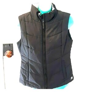 Aeropostale puffy vest small black